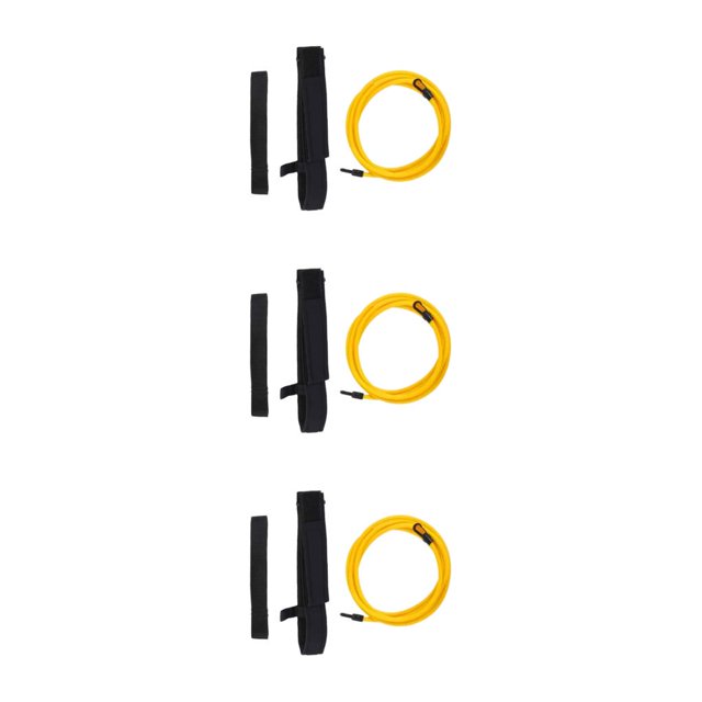 Baohd Swim Training Belt Adjustable And Comfortable Train Not Harder yellow-4meters 3Set