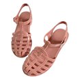 thumbnail image 3 of Kcodviy 2025 Summer New Solid Women's Sandals Size 8 Color Hole Roman Sandals Pool Sandals Women Rhinestone Sandals for Women Sandal Slippers for Women Recovery Sandals Women, 3 of 6