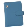 thumbnail image 4 of Passports Cover,PU Leather Passports Holder Pouch Blue, 4 of 8