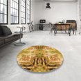 thumbnail image 4 of Ahgly Company Machine Washable Indoor Rectangle Transitional Beer Orange Area Rugs, 7' x 10', 4 of 7