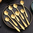 thumbnail image 4 of maskred Stainless Steel Tea Dessert Spoon Restaurant Portable Coffee Juice Seasoning Ice Cream Teaspoon Kitchen Accessory Type 10, 4 of 6