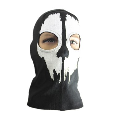 yeacher Cotton Balaclava Full Face Mask for Motorcycle Riding, Gaming, and Outdoor Activities - Ghost Design, Breathable & Comfortable, One Size Fits Most (Model 9#)