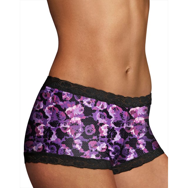 Maidenform Shorty en Microfibre et Dentelle pour Femmes - Article à Succès, 8