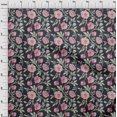 thumbnail image 4 of oneOone Polyester Spandex Blue Fabric Floral Sewing Craft Projects Fabric Prints By Yard 56 Inch Wide, 4 of 4