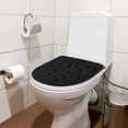 thumbnail image 4 of 4-Piece Memory Foam Bathroom Rug Set with Non-Slip Backing - Includes Bath Mat, Toilet Mat, U-Shaped Contour Rug & Lid Cover - Super Soft Absorbent Machine Washable Mats for Bathroom Floor, 4 of 7