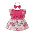thumbnail image 1 of DuoJiaJ Robe en Maille Sans Manches pour Tout-Petites Filles, Robe de Fête, Robe de Danse, Robes de Princesse, Taille 9-12 Mois, 1 of 3