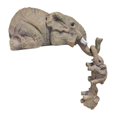 thumbnail image 2 of simhoa Elephants Figurines Elephants Statues Ideal Gift Home Decor Sturdy Resin Crafts, 2 of 8