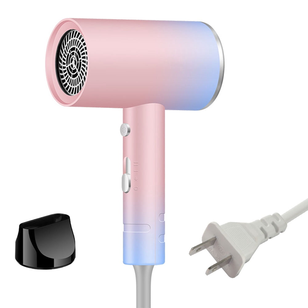 Hair Dryer, Mother's Day Gift Ionic Blow Dryer, Multi-Function Hairdryer Hot Air Comb Inner Buckle Fluffy Wave Curler Straight Dual-Purpose Blowdryer with Diffuser