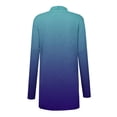 thumbnail image 5 of Pntutb Manteaux Grande Taille pour Femmes Mode Été Hiver Imprimé Manches Longues Cardigan, 5 of 5