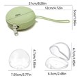 thumbnail image 2 of Portable Pacifier Silicone Baby Pacifier Little Containers with Lids Glass Flour Container Dog Food Storage Container 15 Pound Meal Prep Glass Containers with Lids Food Containers with Lids, 2 of 3
