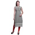 thumbnail image 1 of Bimba Tuniques Droites pour Femmes Imprimées Sans Manches Kurti Décontractée Robe Petite, 1 of 5
