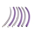 thumbnail image 2 of Anneaux Hula, Anneaux Hula Portatifs Lestés pour le Sport 6 Sections Violet Gris, 2 of 5