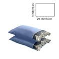 thumbnail image 4 of Sentmoon Throw Pillow Covers Decorative Pillow Covers Solid Color Luxurius Pillowcase Set 2-Piece Lace Cutis-Friendly Skidproof Pillowcases European Embroidered Pillow Covers, 4 of 7