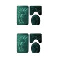 thumbnail image 3 of Baohd 3pieces Multi-functional Non-Slip Chenille Bath Rug Any Bathroom Eco-friendly PJ210917-A010 2Set, 3 of 6