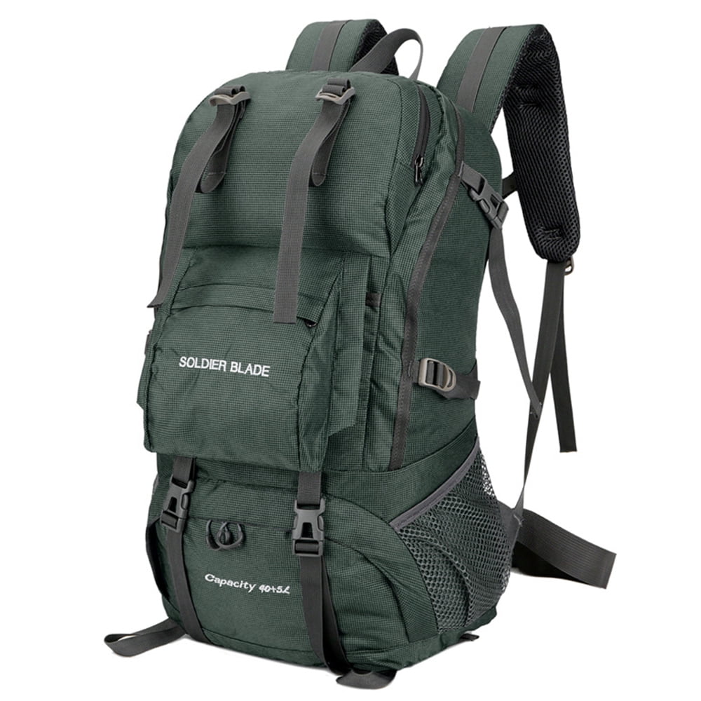 Amdohai Sac à Dos de Camping et de Randonnée 45 L Grande Capacité Sac d'Alpinisme Imperméable Sac à Dos de Voyage
