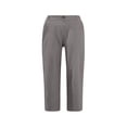 thumbnail image 4 of Timegard Womens Capri Pants Straight Leg Elastic Waisted Button Summer Casual Crop Pants with Pockets, 4 of 4
