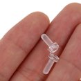 thumbnail image 2 of KAKOWELY Kit de Fixations d'Angle en Acrylique Transparent 100 Pcs avec Vis à code Triangulaire M3x6 et Écrous M3x2.4 pour Fixation Trilatérale dans Assortiment d'Écrous et Boulons Transparents, 2 of 5