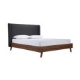 thumbnail image 1 of Topline Home Furnishings Queen Platform Bed with Upholstered Headboard, 1 of 8