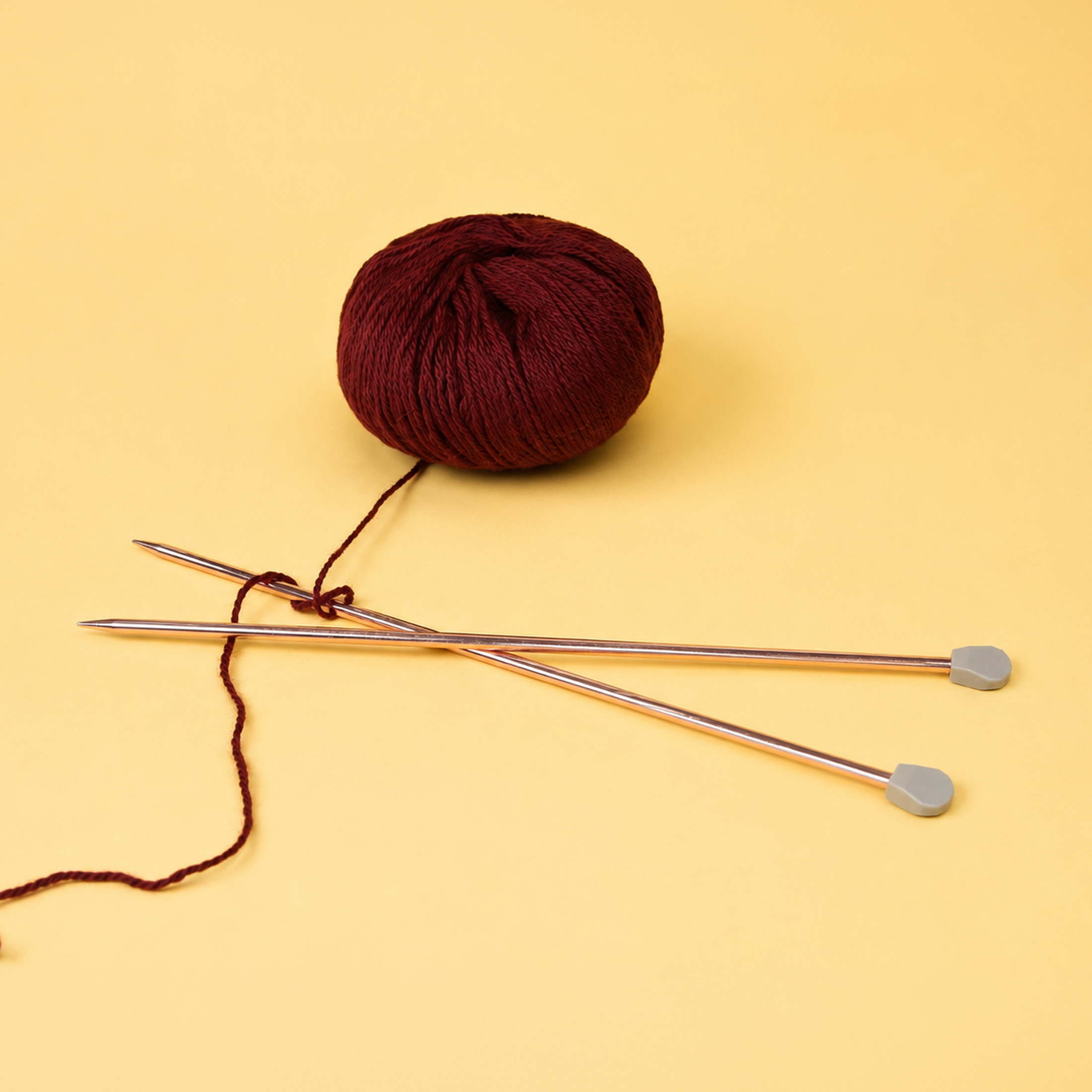 LOVE KNITTING Aiguilles à tricoter droites en aluminium, 30 cm (12 po), 3 mm (US 2)