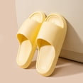 thumbnail image 4 of Mens and Womens Home Slippers Simplicity Solid Color Quick Drying Soft Sole Comfortable Non-Slip Indoor and Outdoor EVA Slippers Yellow-01, 4 of 4
