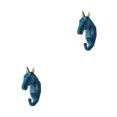 thumbnail image 4 of Wweixi Coat Hooks Easy To Install And Wide Application For Added In Daily Life Retro blue (horse) 2Set, 4 of 6