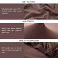 thumbnail image 2 of Sectional Couch Cover Sectional Couch Covers L Shape Sofa Cover Elastic Stretch Lounge Cover Comfortable Soft L Couch Cover Washable Furniture Sofa Protector Stretch Couch Covers for Livi, 2 of 6