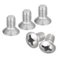 thumbnail image 1 of Unique Bargains Vis de Machine à Tête Ovale M6x10mm, Lot de 50 Vis à Tête Fraisée Légèrement Relevée en Acier Inoxydable 304, 1 of 5