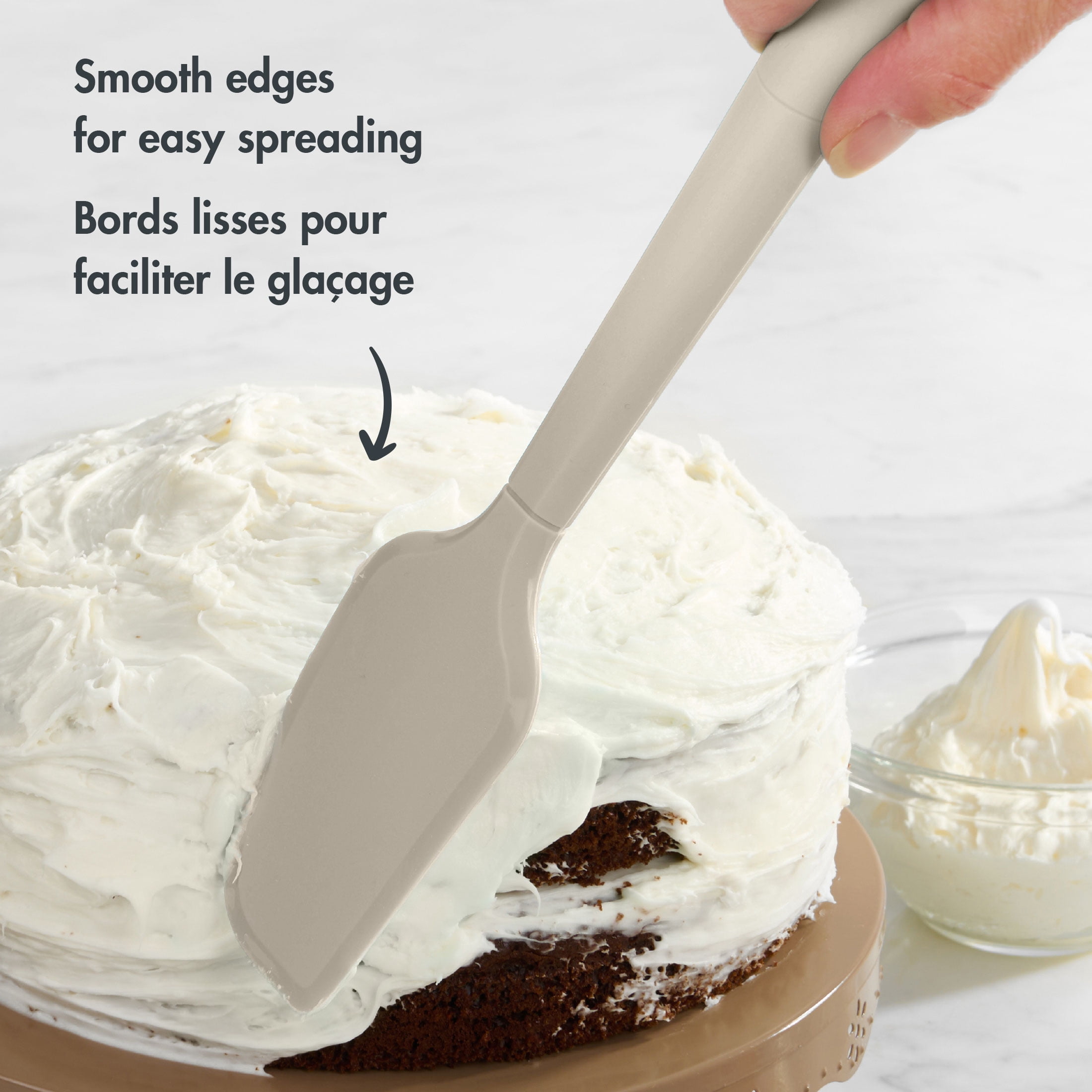 Mainstays Silicone Spatula, Grey