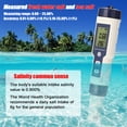 thumbnail image 3 of Zootealy Portable 5-in-1 Tester for Water Quality Monitoring - PH/EC/TDS/Salinity/Temperature Meter with Backlight Display - Ideal for Aquariums, Fishponds, Labs - Includes PH Test Paper, 3 of 6