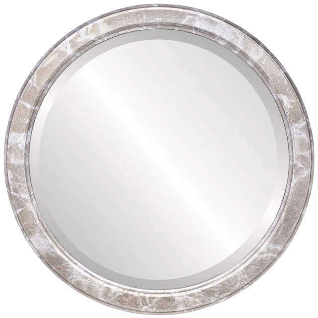 Miroir Encadré Toronto - Argent Champagne
