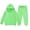 Light Green, variant on FYEGRE Children's Tracksuit Girls Boys Long Sleeve Hoodie Pullover Trousers Outfit Warm Solid Sportswear Purple 4-5 Years