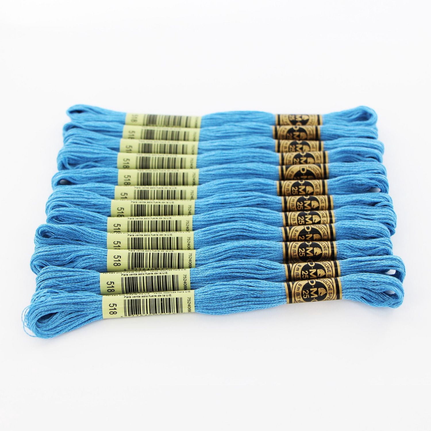 DMC bleu coton 6 Strand Floss 8 m (8.75 yd)