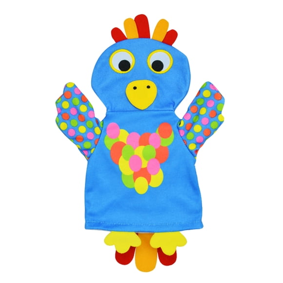 MVRLSH à Moins de 10$ Marionnettes Gants Perroquet Marionnettes à Main Animaux pour Enfants Jouets en Peluche Accessoires de Jeu de Conte