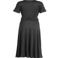 thumbnail image 4 of Robe Longue à Col en V pour Femmes, Formelle, Cocktail, Soirée, Grande Taille, 4 of 4