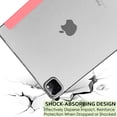 thumbnail image 3 of DuraSafe Cases iPad PRO 11 Pouces 2020 2 2021 3 2022 4e Gén. [ PRO 11 2e 3e 4e ] Étui iPad avec Dos Rigide Translucide - Rouge, 3 of 7
