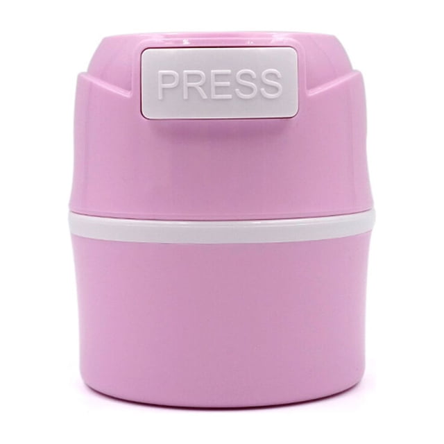 ABS Cils Colle Conteneur de Stockage Portable Réutilisable Remplacement ABS Plastique Remplacement Professionnel Élégant Bouton Interrupteur Salon Boîte Outil de Beauté Rose