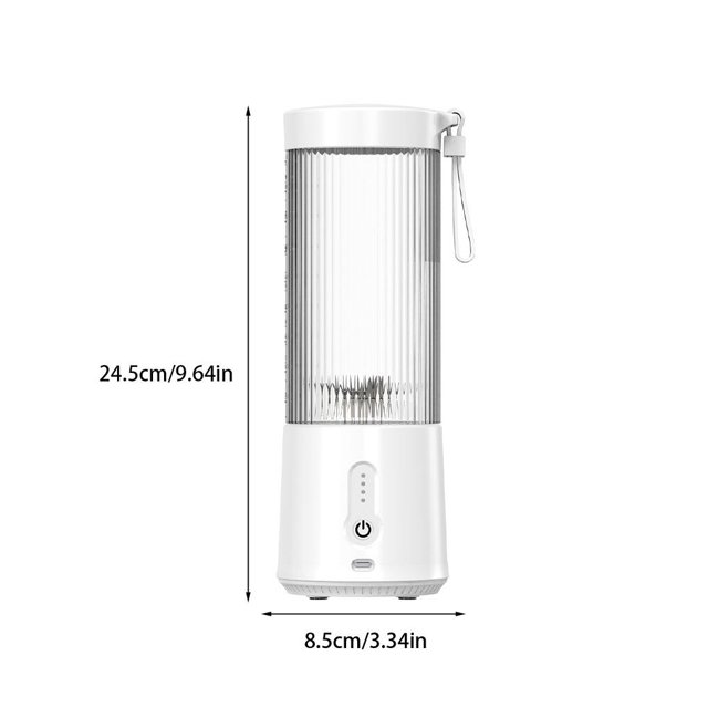 Portable 500ml Electric Juicer Orange USB Charging Banana Accessory Orange Banana Juice Milkshake Maker Extractor Mixer Machine Home Kitchen Gadget White