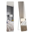 thumbnail image 1 of HOMCOM Full Length Mirror, Rectangular Full Body Mirror, White, 1 of 10