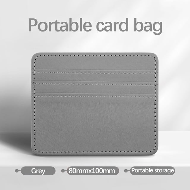 Nilvkv Étui Portefeuille en Cuir à Fentes Multiples avec Blocage Rfid pour Cartes, Grande Capacité, Portefeuille Rfid en Cuir avec Multiples Fentes pour Cartes