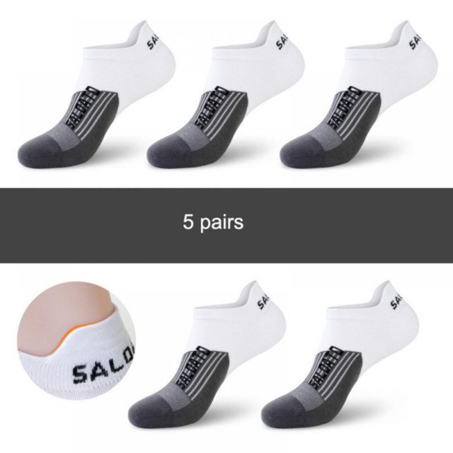 5 Paires de Chaussettes de Sport Unisexes pour Course à Pied