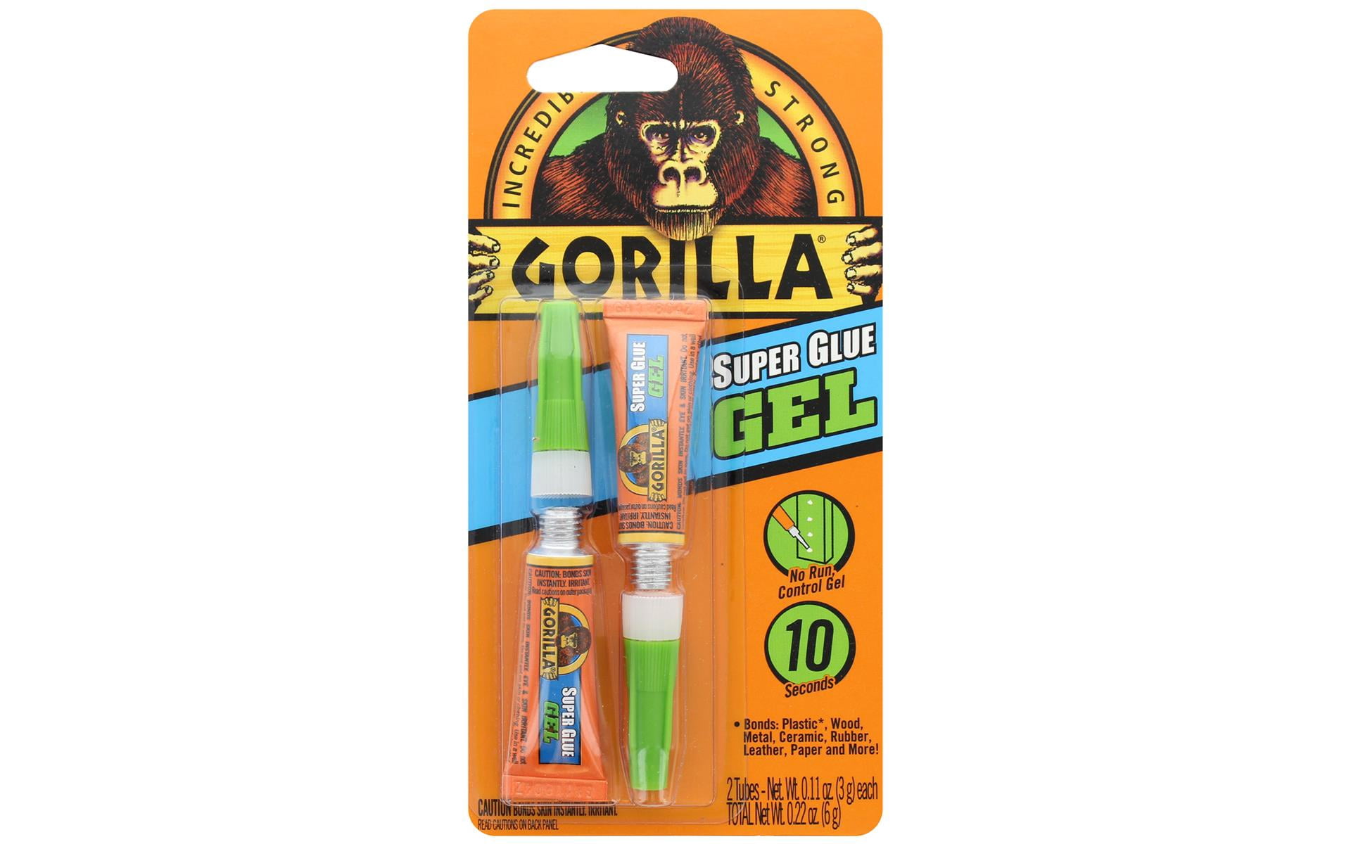 Gorilla Glue Super Glue Gel 3g Tube 2pc Card