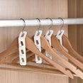 thumbnail image 1 of TIELUTT Clothes Hanger Connector Hooks 2024 Space Saving Hanger Extender Budding Store Storage Bags Fabric Boxes for Storage Closet with Lid Container Store Storage Baby Cloth Organizer Storage, 1 of 7