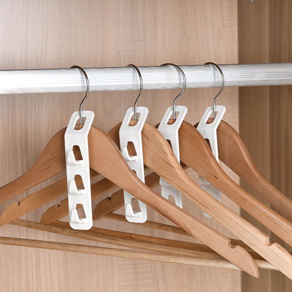 TIELUTT Clothes Hanger Connector Hooks 2024 Space Saving Hanger Extender Budding Store Storage Bags Fabric Boxes for Storage Closet with Lid Container Store Storage Baby Cloth Organizer Storage