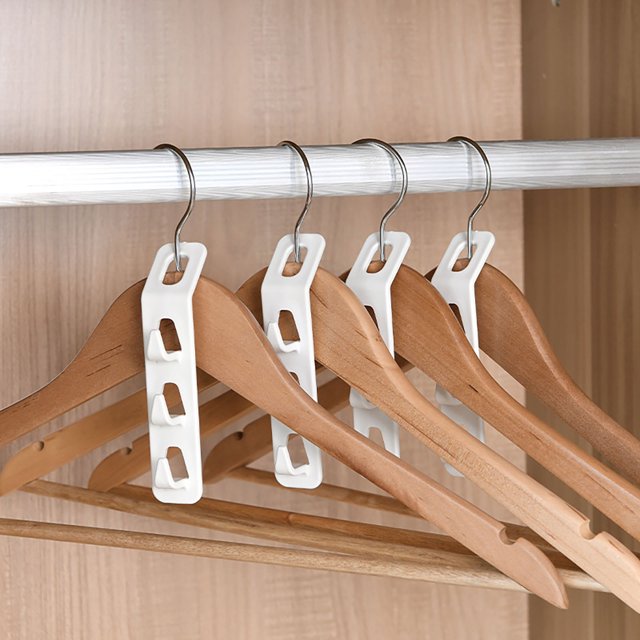 TIELUTT Clothes Hanger Connector Hooks 2024 Space Saving Hanger Extender Budding Store Storage Bags Fabric Boxes for Storage Closet with Lid Container Store Storage Baby Cloth Organizer Storage