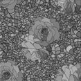 thumbnail image 1 of Ahgly Company Machine Washable Indoor Square Transitional Dark Gray Area Rugs, 5' Square, 1 of 7