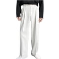 thumbnail image 4 of Weiqiqre Work Pants for Men Suit Pants Personality Design Solid Color Straight Premium Casual Pants Simple Trousers, 4 of 4