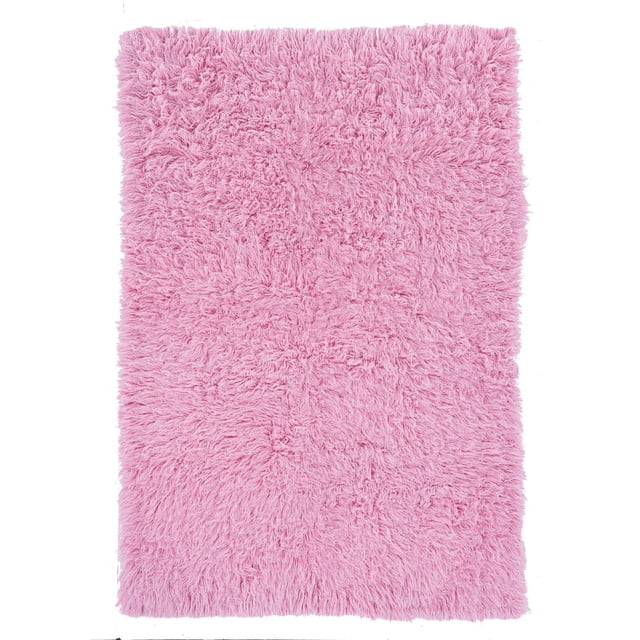 Nouveau Tapis Flokati 1400gr 5 Pieds x 8 Pieds en Rose pastel, Tissé à la Main en Grèce avec 100 % de Laine de Nouvelle-Zélande à Poils Longs Duveteux, Forme Rectangulaire Idéale pour les Chambres Ou les Espaces de Vie, Offrant Douceur et Chaleur, Souvent Utilisé comme accent Décoratif pour Égayer les Intérieurs de la Maison.