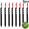 thumbnail image 1 of Bangcool Tent Stake Portable Aluminum Alloy Camping Stake Tent Peg with String, 1 of 4