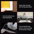thumbnail image 4 of Yeacher Washable Tape Traceless Double Sided Tape Transparent Reusable Cuttable Adhesive Tape Cleanable Home Accessory, 4 of 8