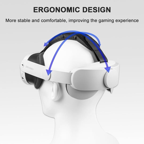 Head Strap for Meta Quest 3S / Quest 3 Adjustable Comfortable Head